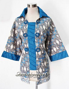 MODEL BAJU KERJA BATIK